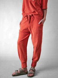 Cape Cove - Elasticated Waist Slim Terry Trouser
