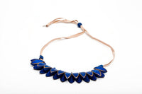 Avenue Chic - Women's Leaf Wood Necklace