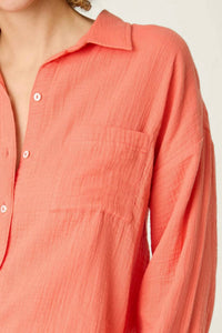 Pj Salvage - Sea You In Capri Long Sleeve Top