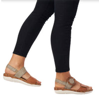 Remonte - Women's R6853 Wedge Leather Blend Sandal