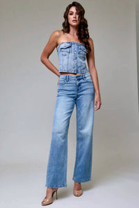 Hidden - Logan Mid Rise Relaxed Jeans