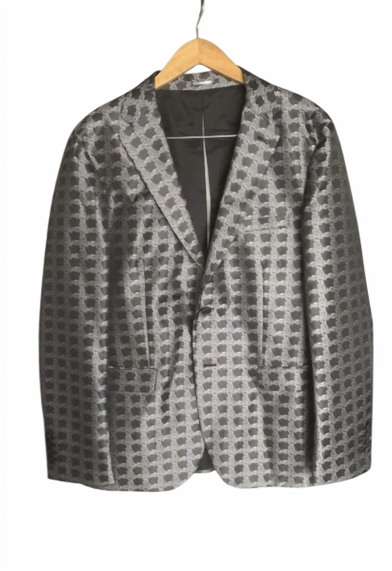 Mizumi Couture - Men Two-tone Checked Blazer