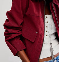 Free People - Blair Vegan Suede Jacket