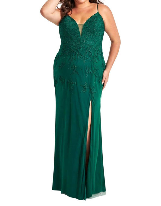 Faviana - Long Tulle Prom Dress