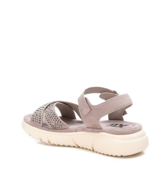 Xti - WOMEN'S FLAT SUEDE SANDALS