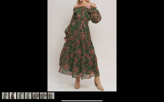 Flying Tomato - WOVEN MIDI DRESS