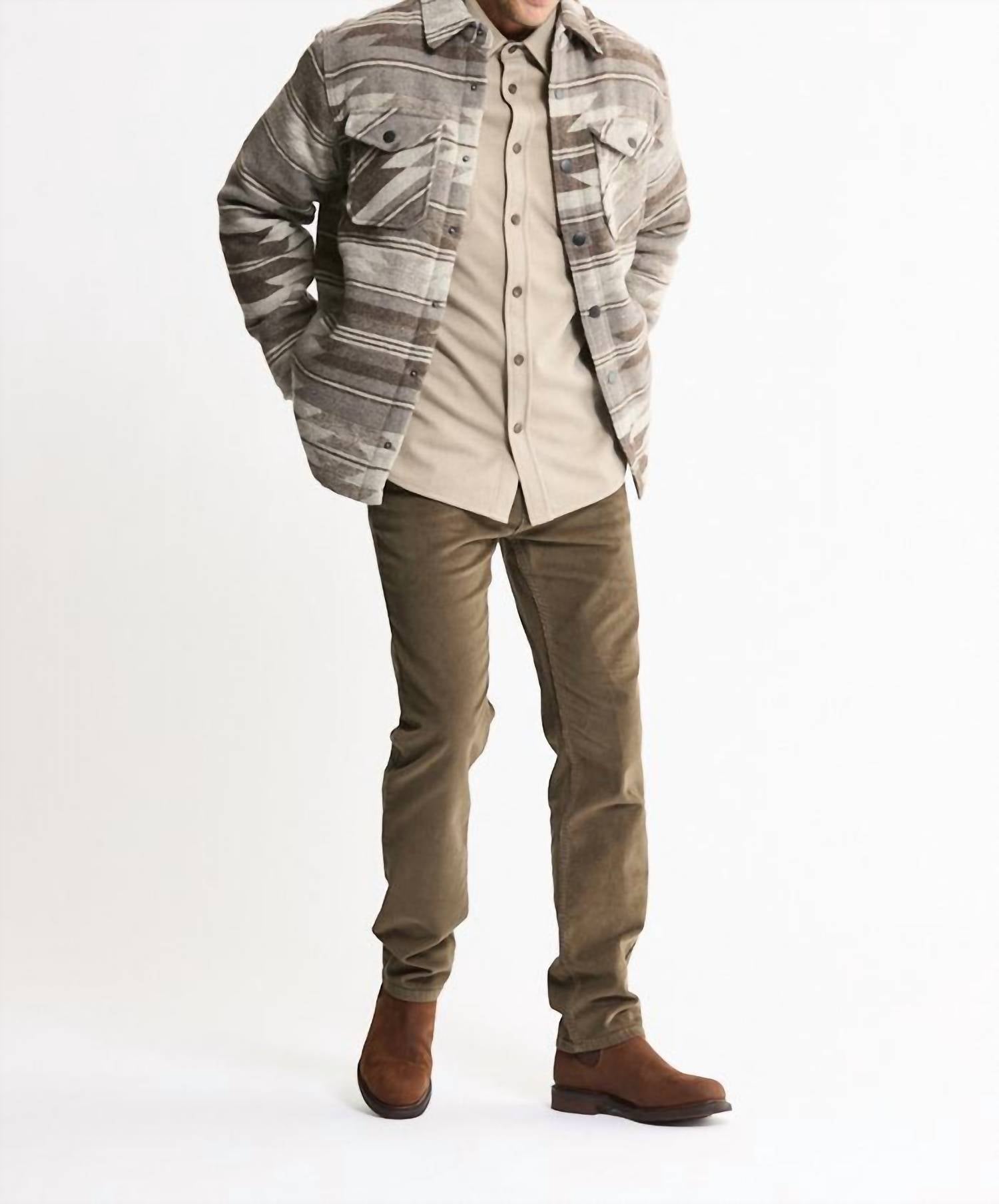 Jachs New York - Sherpa Lined Wool Blend Jacket