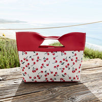 Melie Bianco Women's Jillian Leather Tote Bag in red cherry 1 - women's bag - view 5