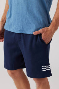 SOL ANGELES Wave Shorts in indigo - men's shorts - alternate view
