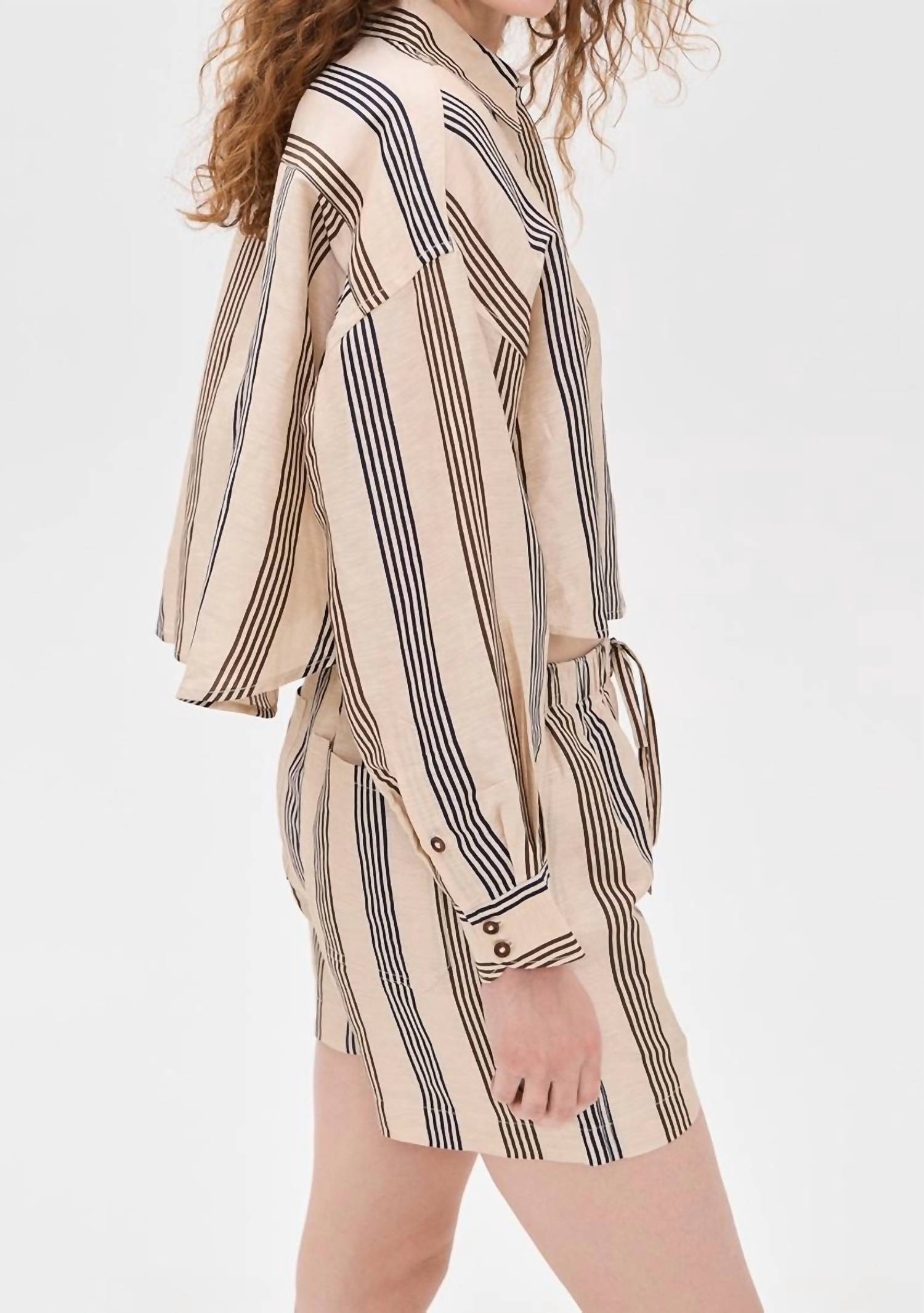 Rag & Bone - Beatrice Cropped Linen Shirt