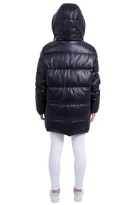 Love Token - Bianka Zip Front Puffer Coat