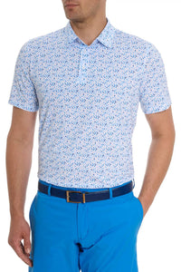 Robert Graham - Calder Geo Print Performance Golf Polo