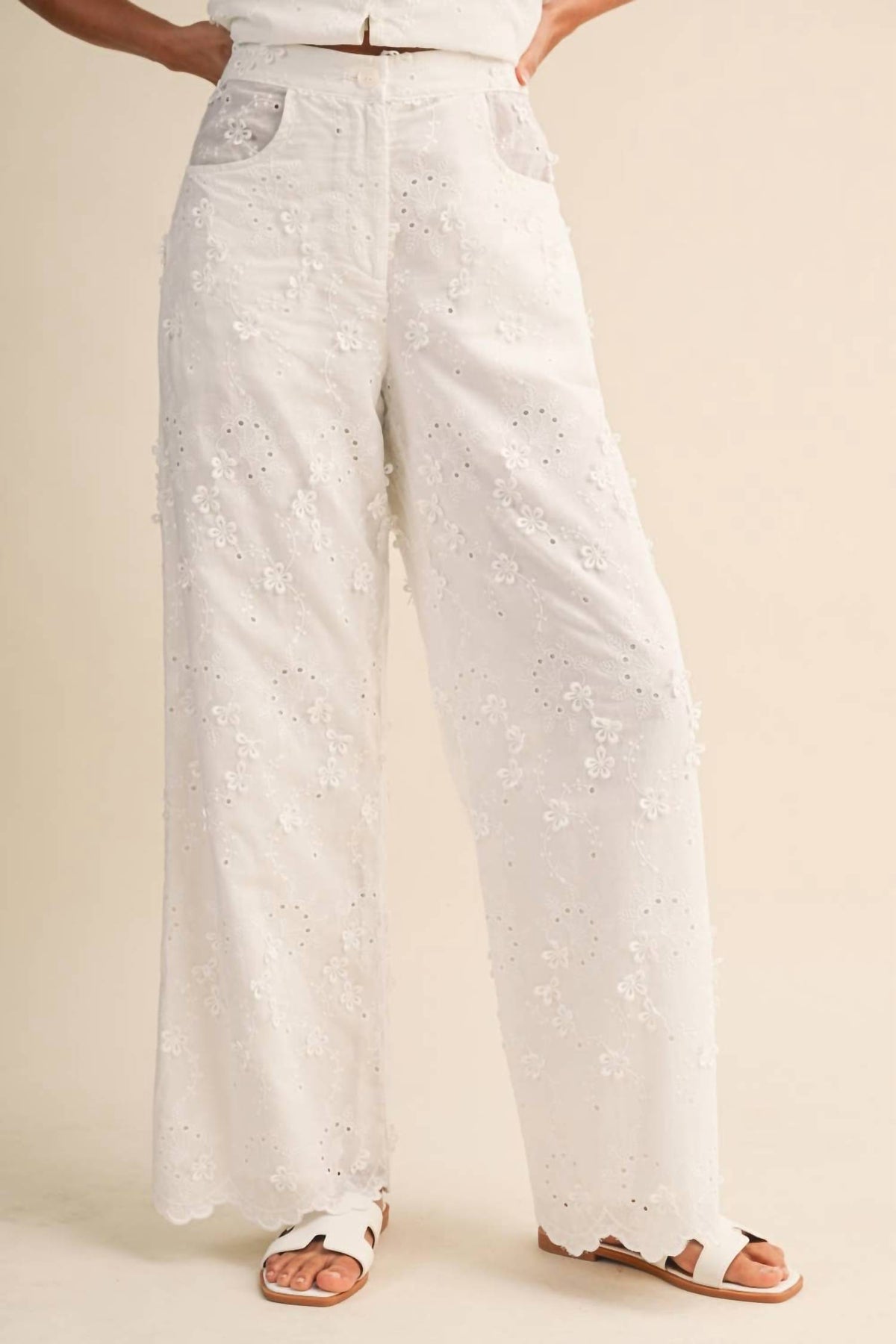 Kelsis - 3d Lace Pants Set