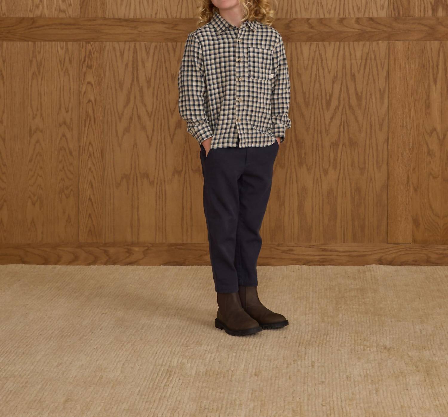 Rylee + Cru - Collared Long Sleeve Shirt