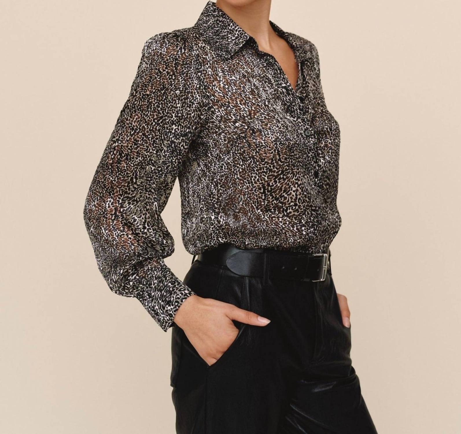 Bella Dahl - 3/4 Bishop Sleeve Button Up