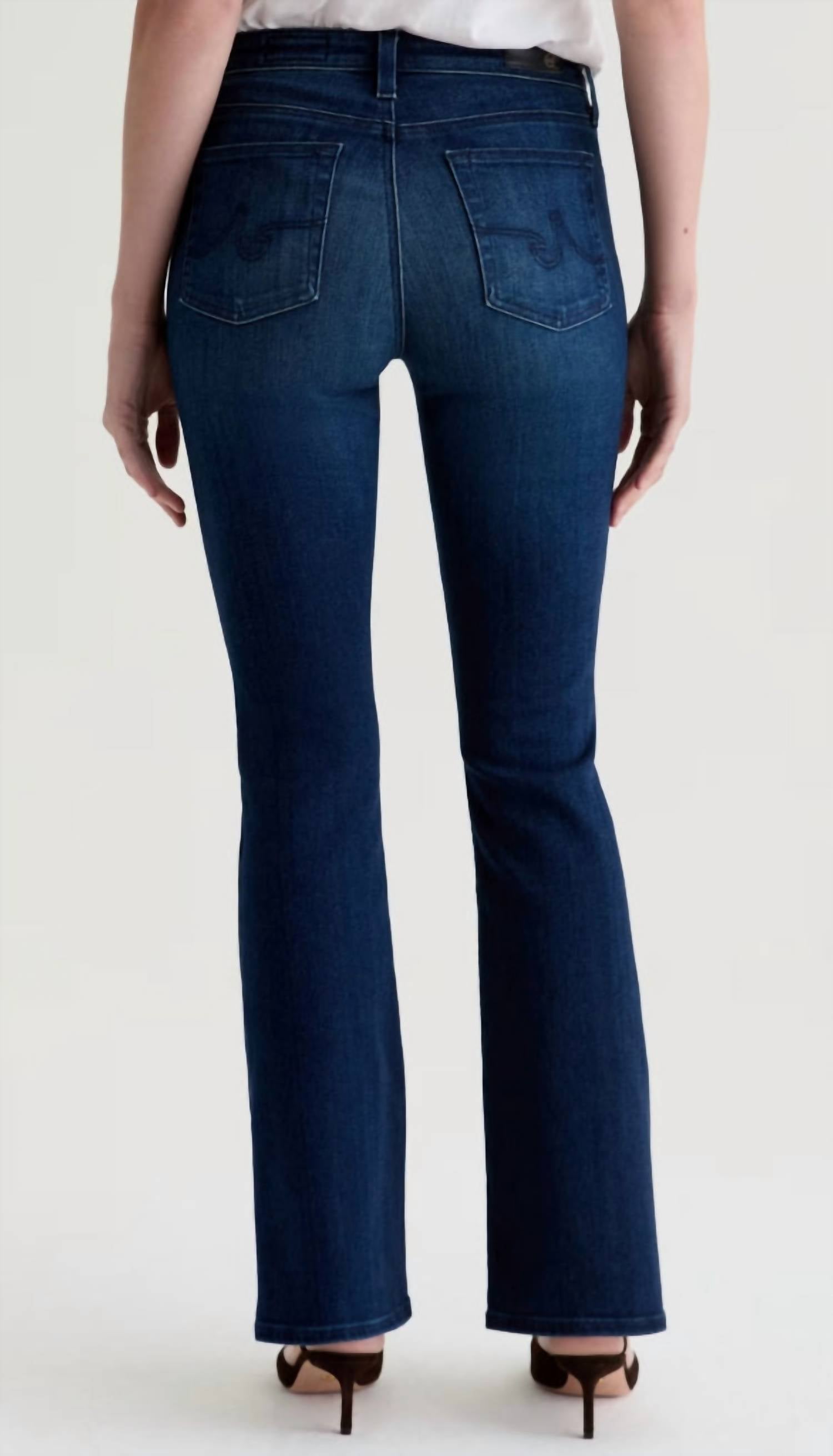 AG Jeans Farrah Bootcut Mid Rise Jean in epilogue - women's jeans - alternate view