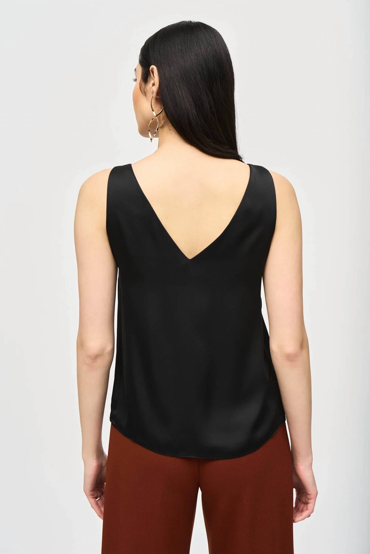 Joseph Ribkoff - SATIN SLEEVELESS TOP