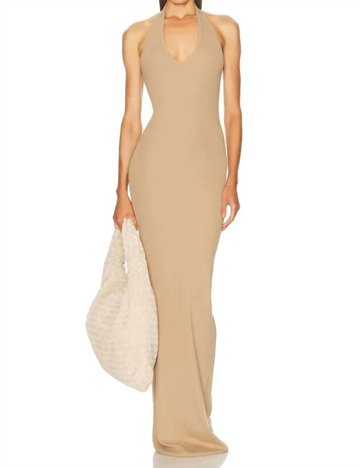 Eterne - Halter Neck Maxi Dress