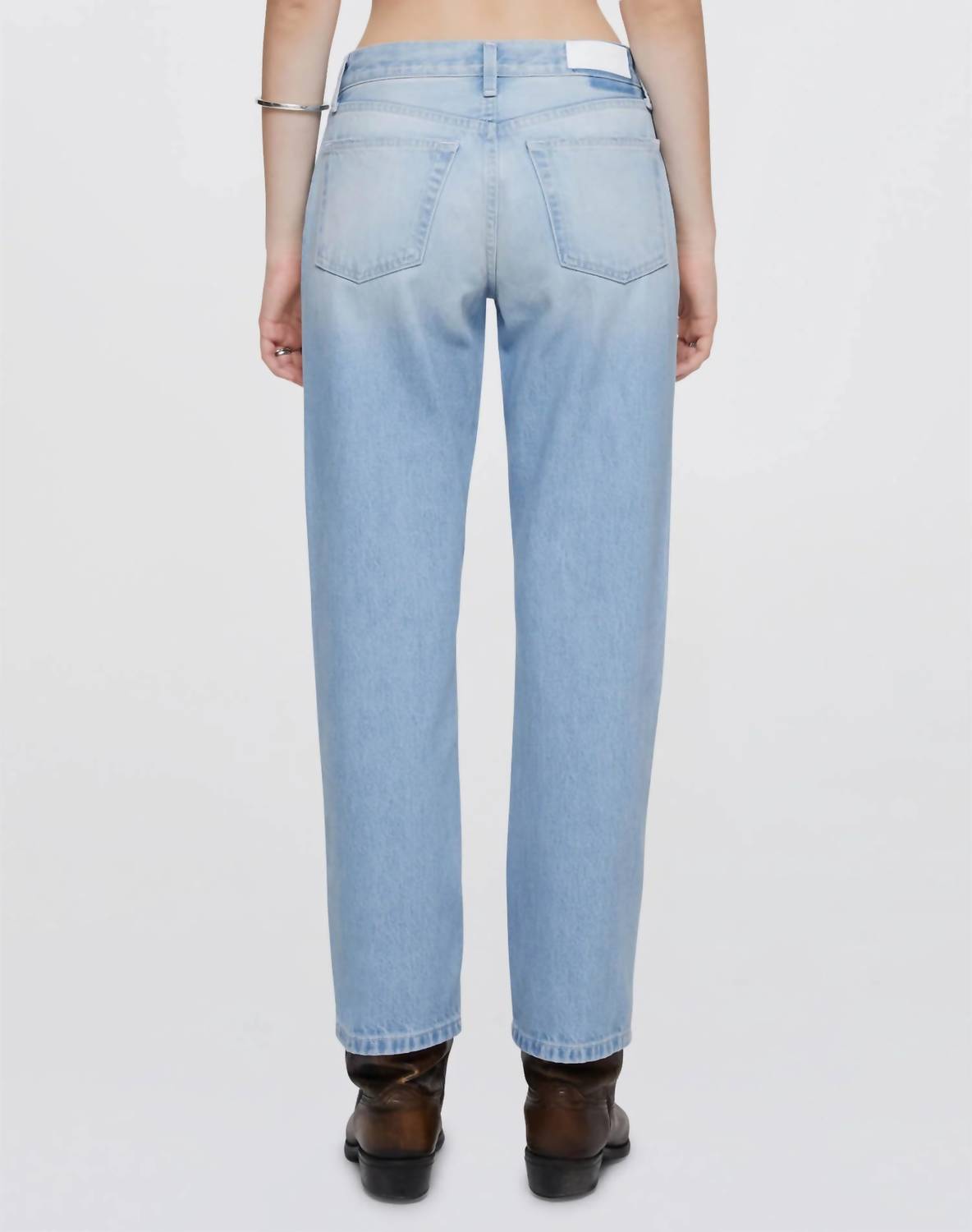 Re/Done - Easy Straight Crop Jeans