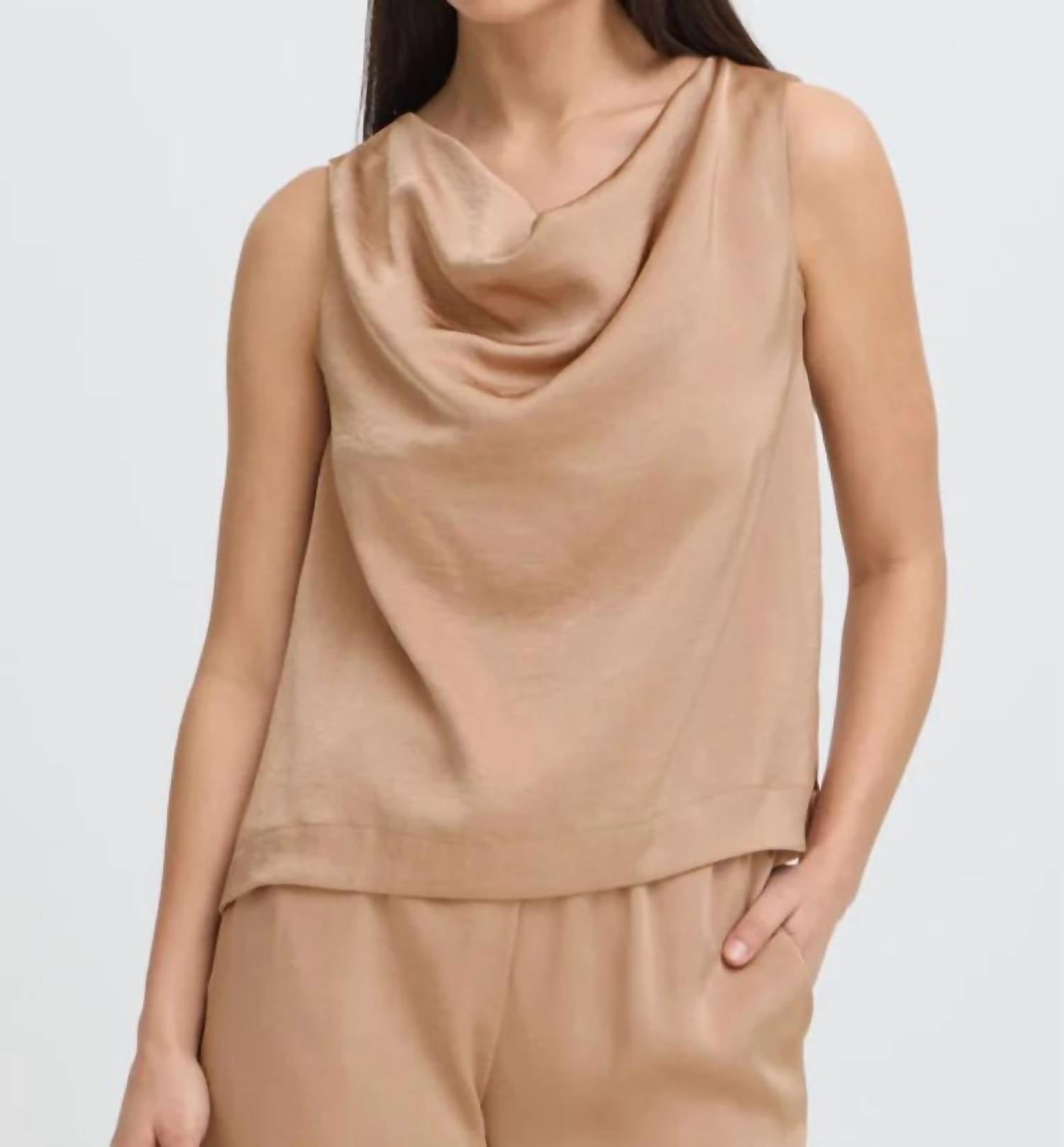 B.Young - Dacanna Drape Tank Top