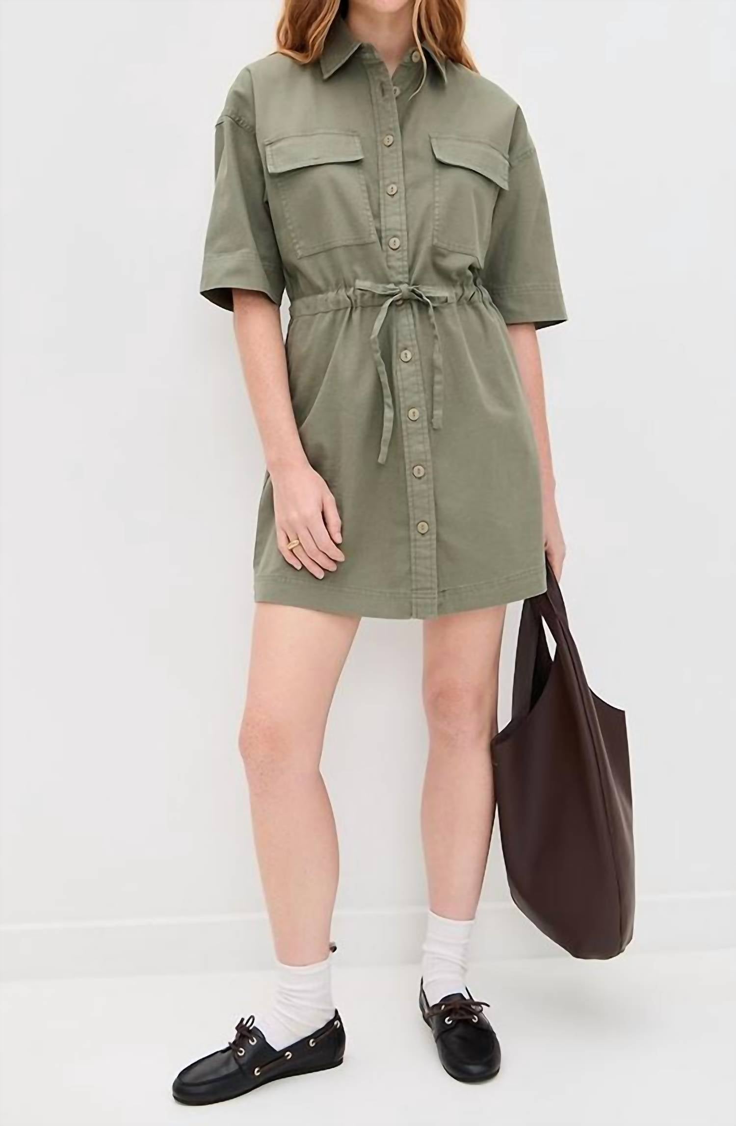 Faherty - Utility Twill Mini Shirtdress