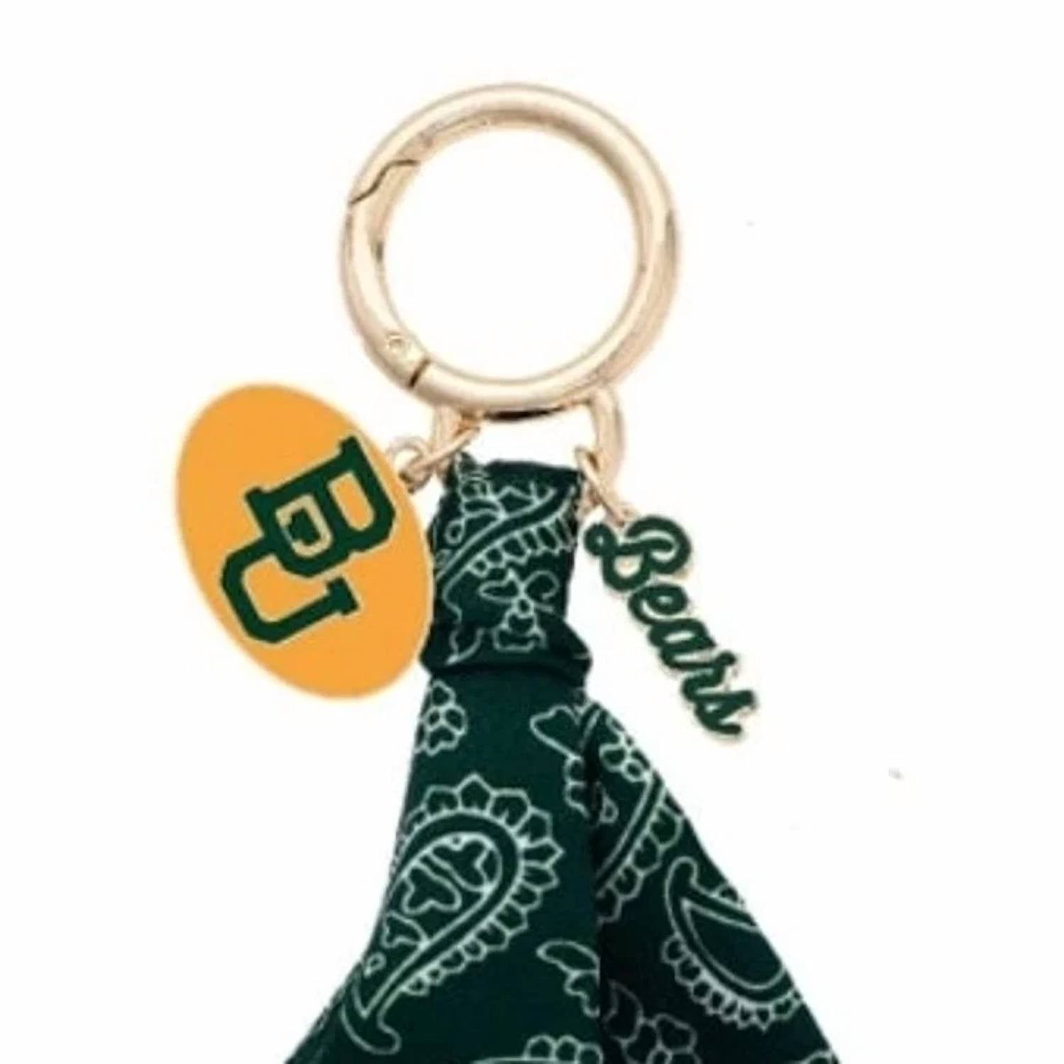Canvas Style - Women's Baylor Bears Logo Bandana Bag Charm