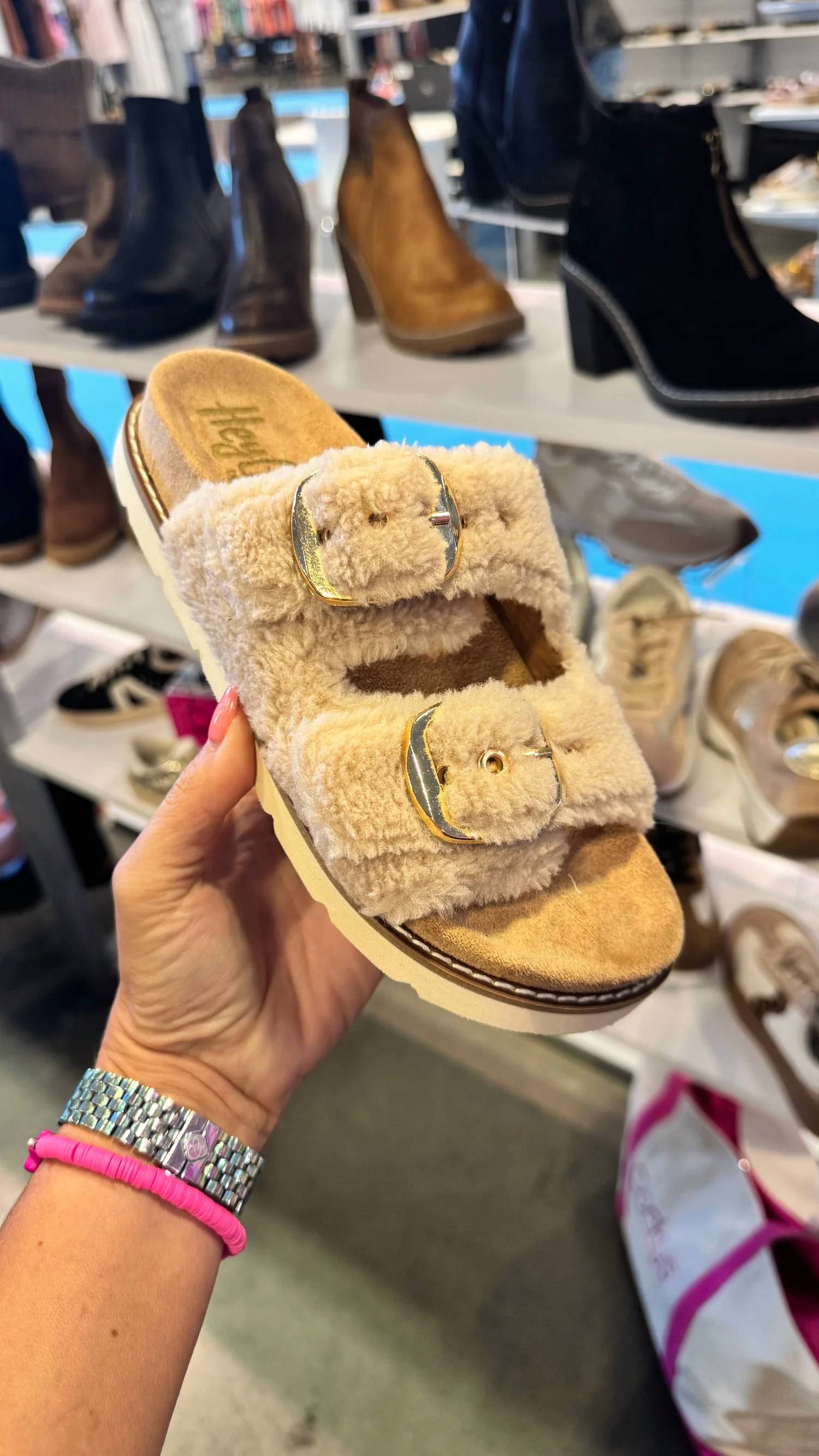 Corkys Footwear - Women's Feelin Saucy Faux Fur Sandals
