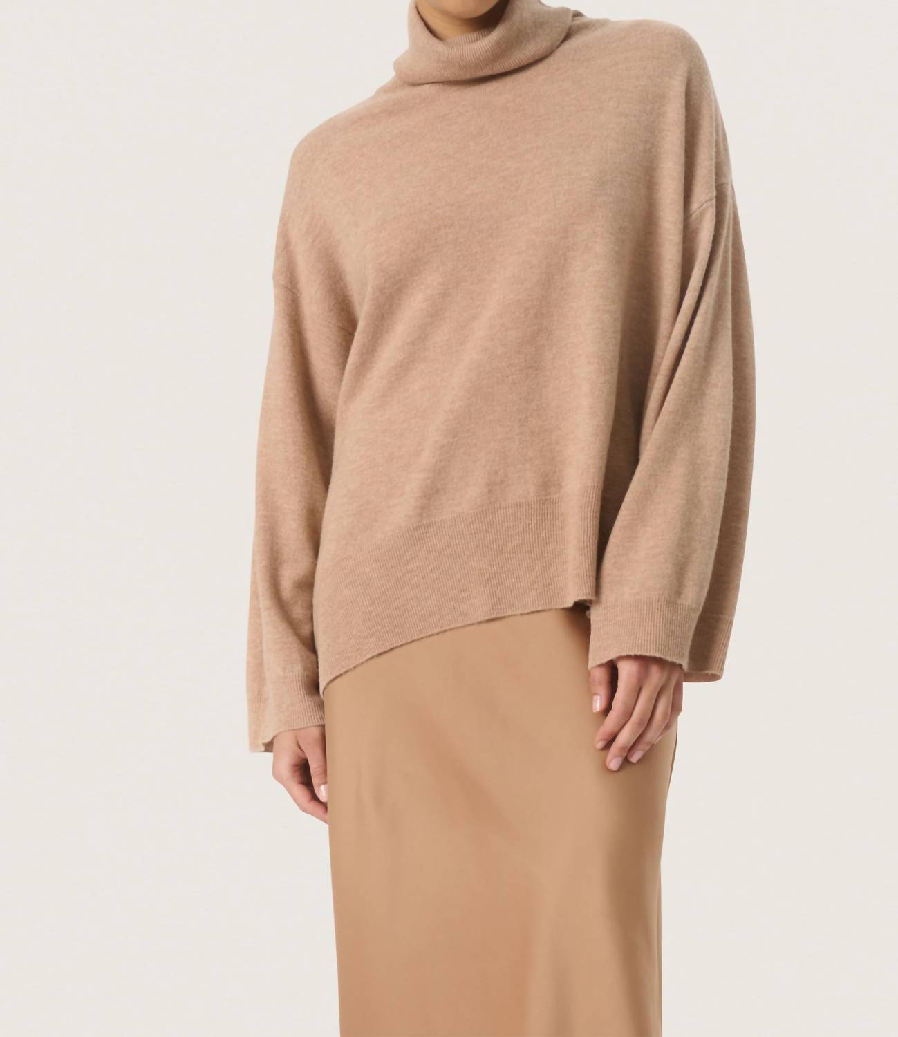 Soaked In Luxury - Molina Loose Fit Rollneck Pullover Sweater