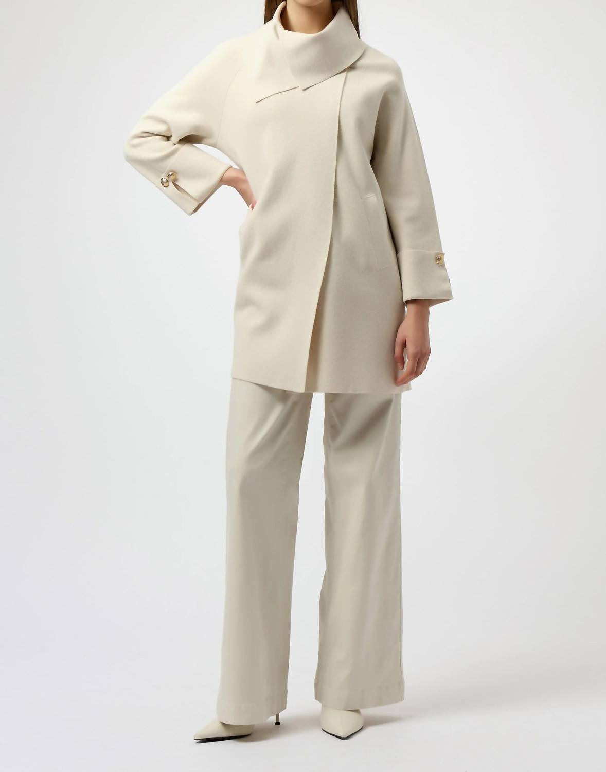 Joseph Ribkoff - Pull On Stretch Wide Leg Jeans