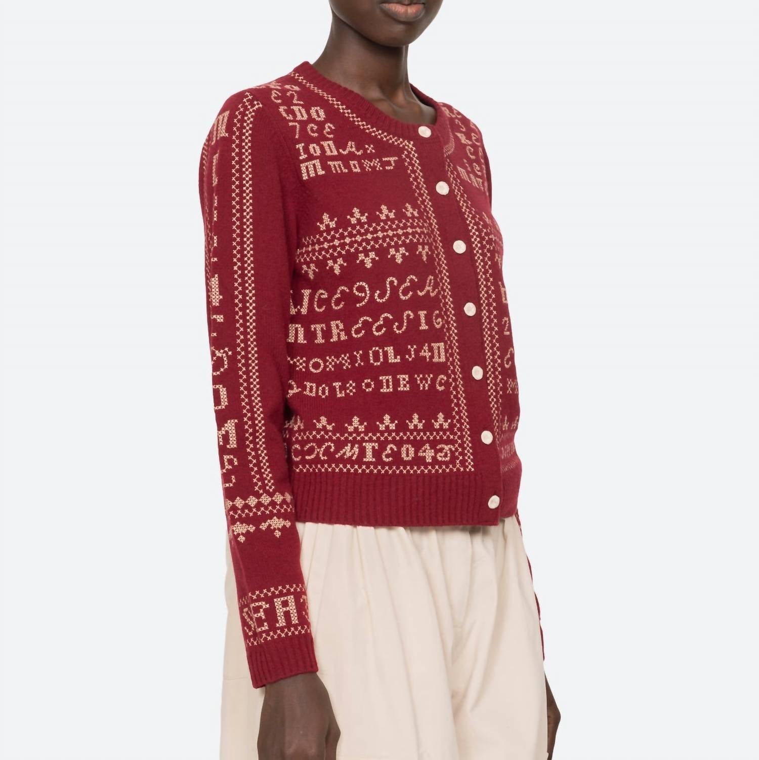 Sea - Kit Embroidery Cardigan