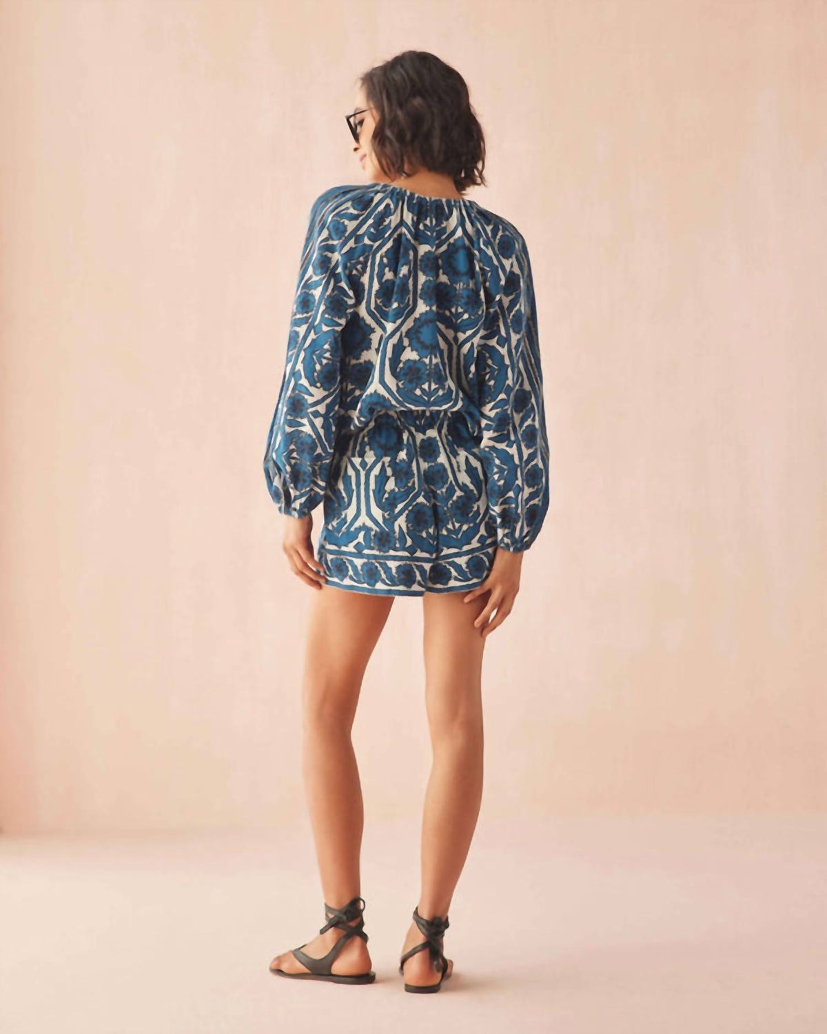 Omika - Tiya Tie Front Blouse