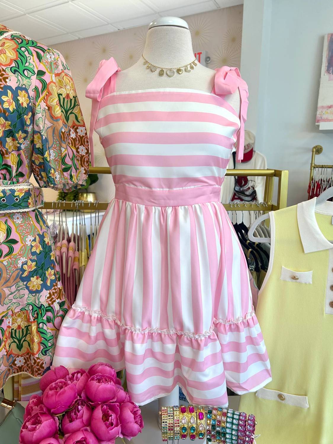 Baby Pink - Breeze Twirl Mini Dress