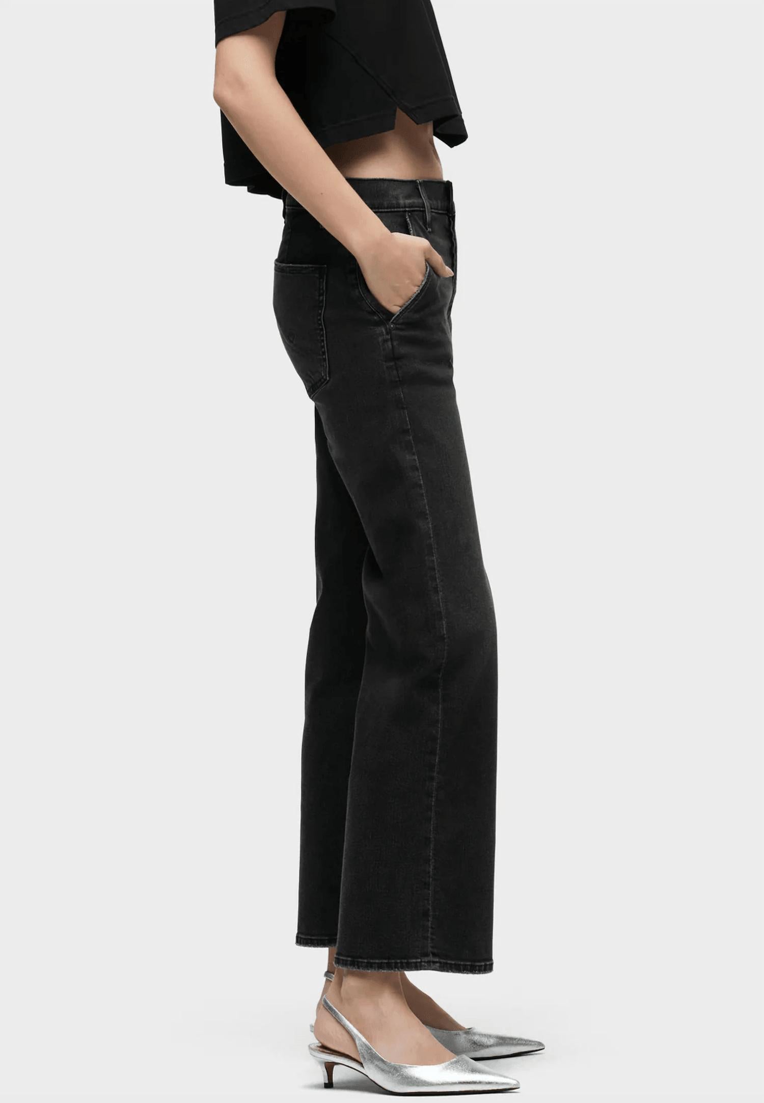 Hudson - Rosie High-rise Wide Leg Ankle Jean