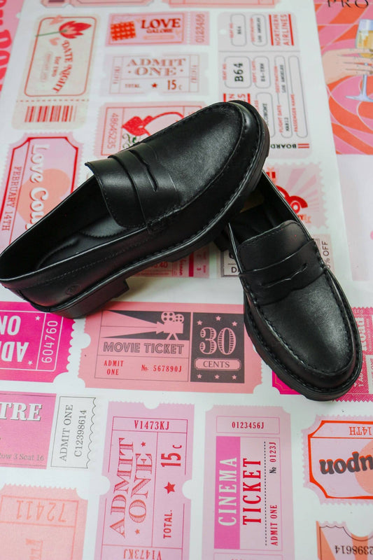 Born - WomenLeather Penny Loafer
