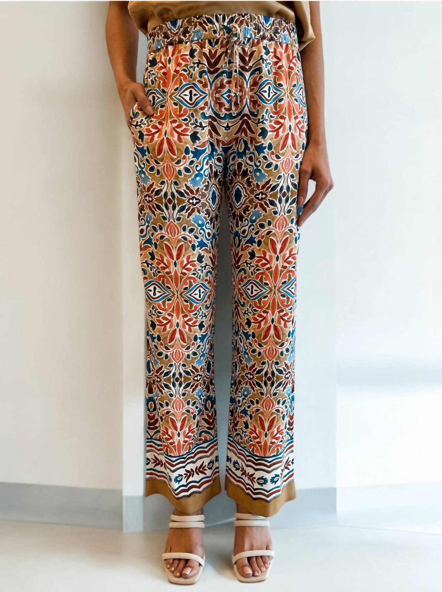 Go By Go Silk - Go Wide Angle Pant Placed