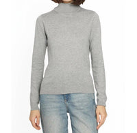 Minnie Rose - Cotton Cashmere Turtleneck Sweater
