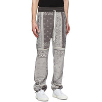 Amiri Bandana Reconstruct Sweatpants in black - men's pants - detail view
