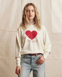 The Great. - The College Sweatshirt With Heart Graphic