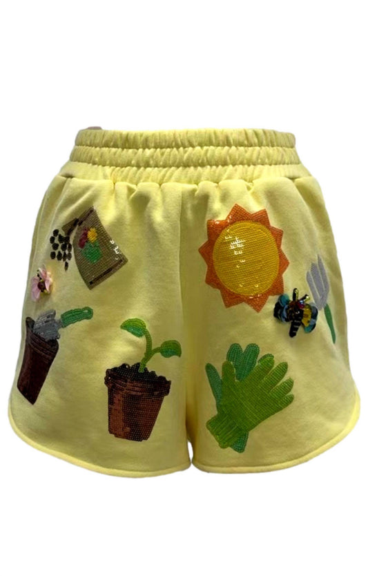 Queen Of Sparkles - Potted Plant Shorts