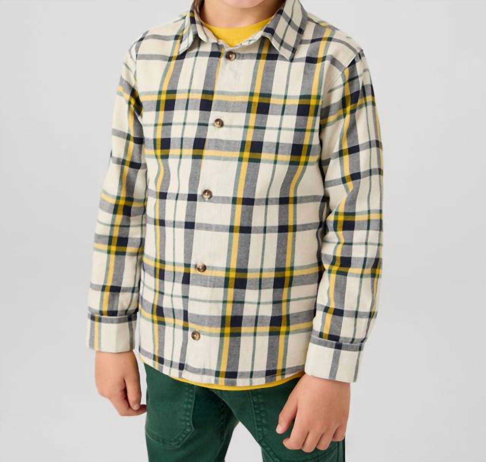 Mayoral - Boys' Plaid Shirt
