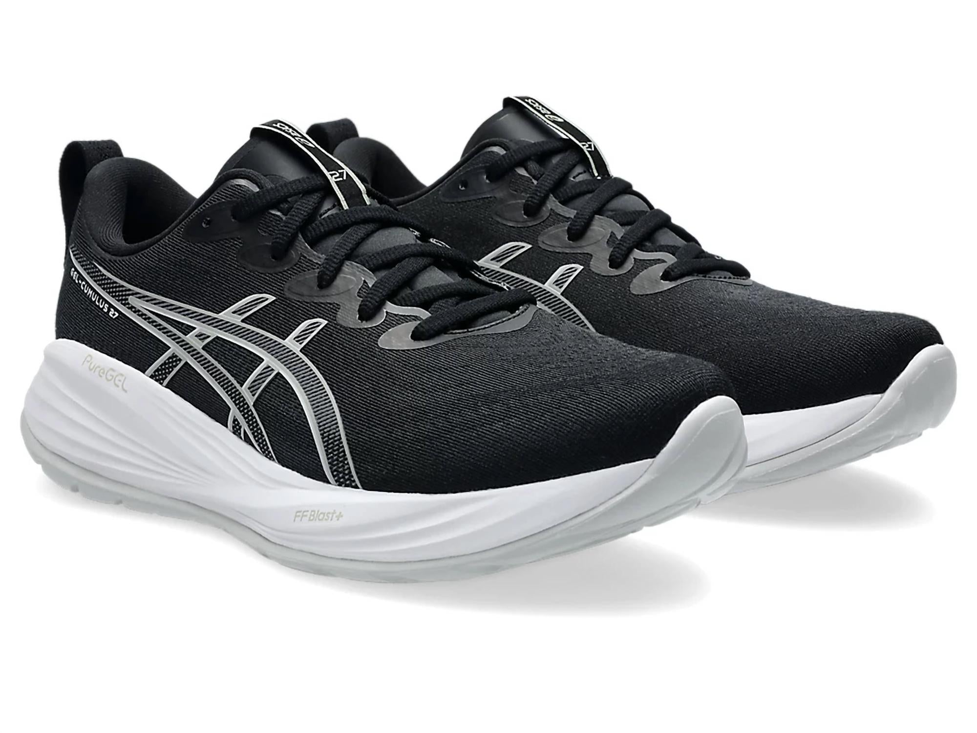 ASICS Men's Gel-cumulus 27 Running Shoes - Wide in black concrete - men's shoe