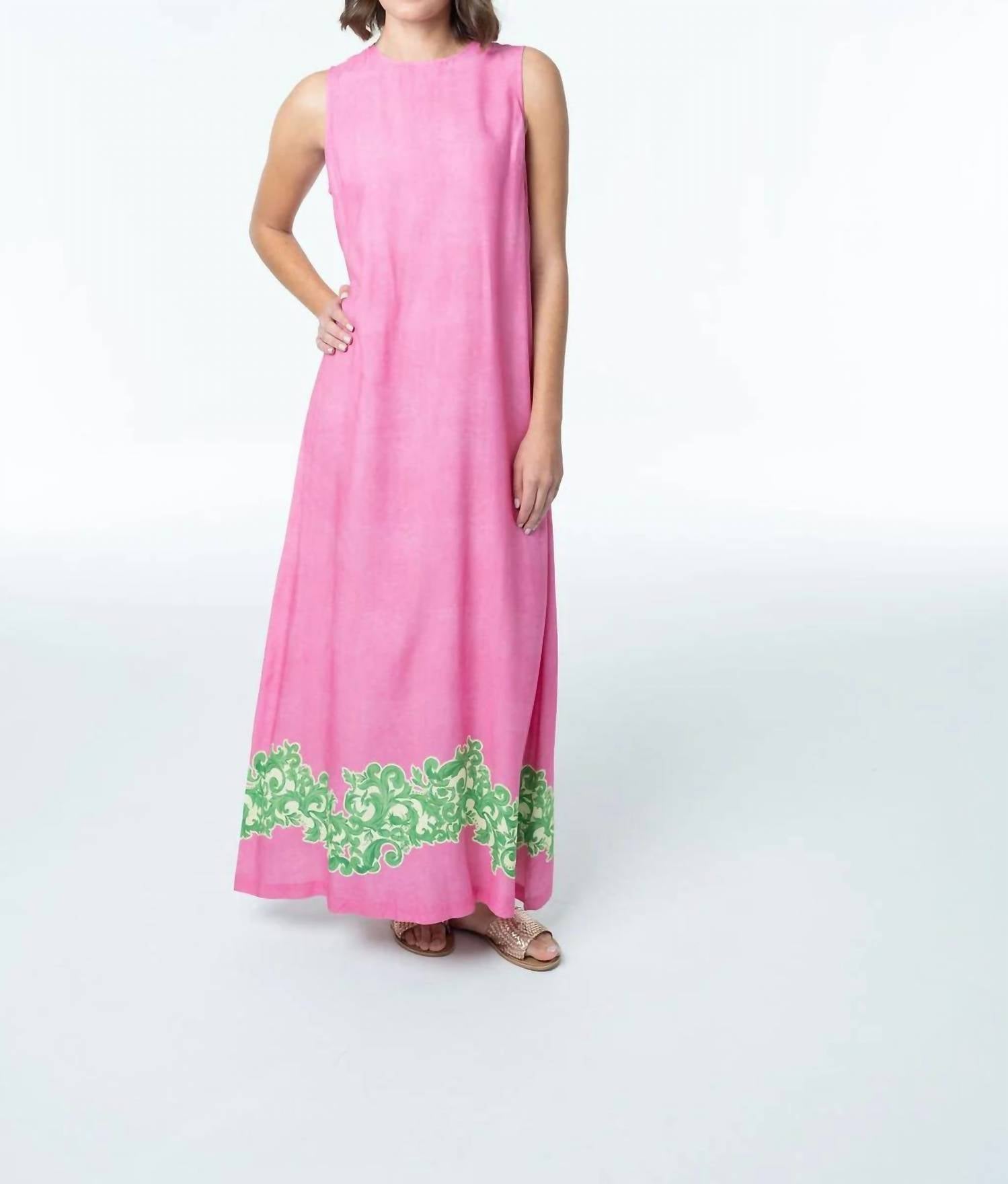 Briton Court - Stephe Summer Lattice Maxi Dress