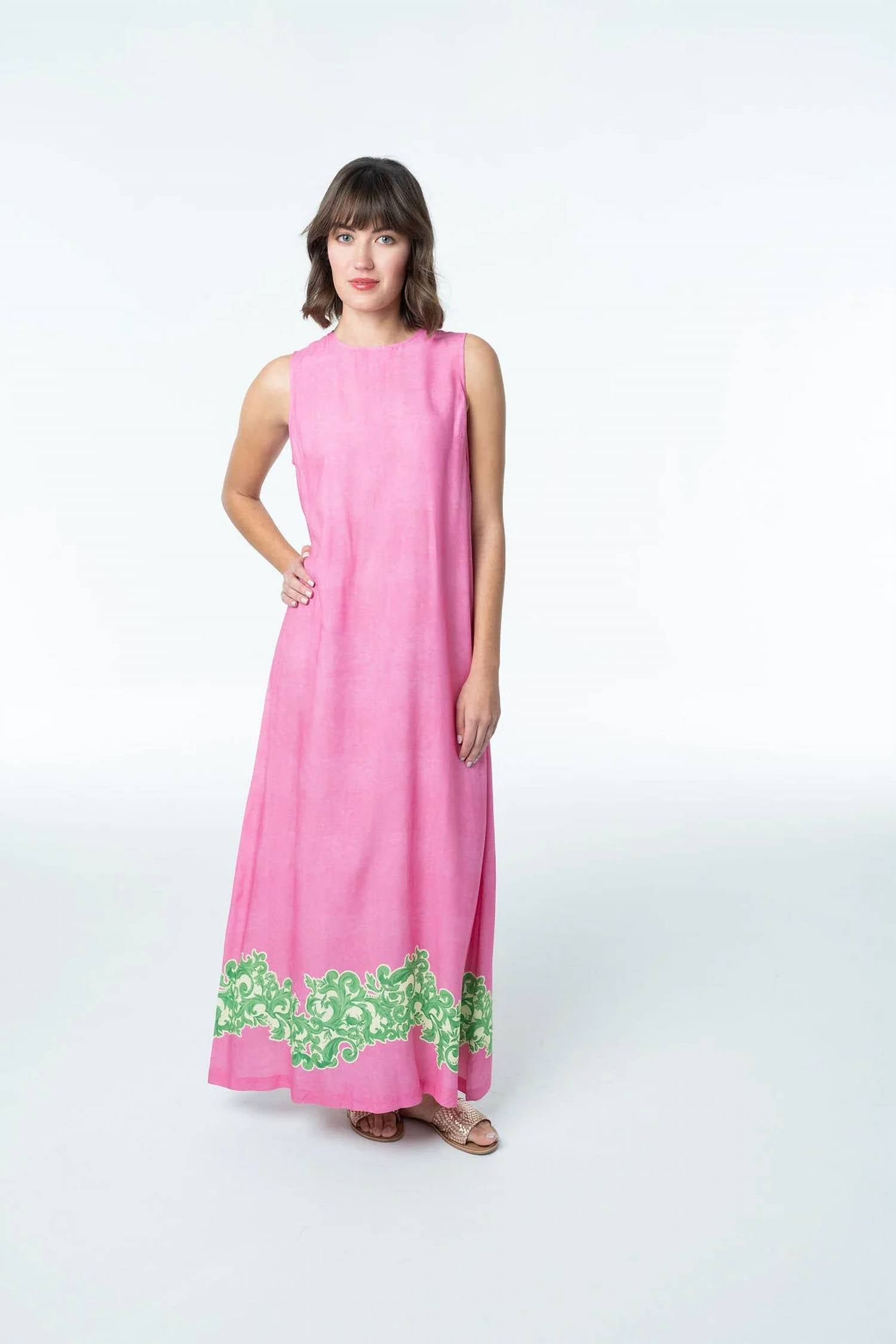 Briton Court - Stephe Summer Lattice Maxi Dress