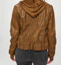 Coalition La - Vegan Leather Bomber Jacket