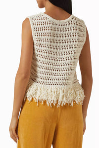 The Upside - Kamali Knit Fringe Top