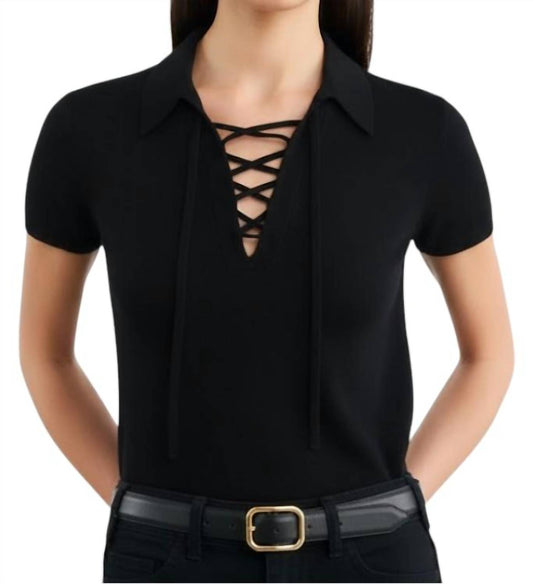 Nili Lotan - Magdalena Short Sleeve Sweater