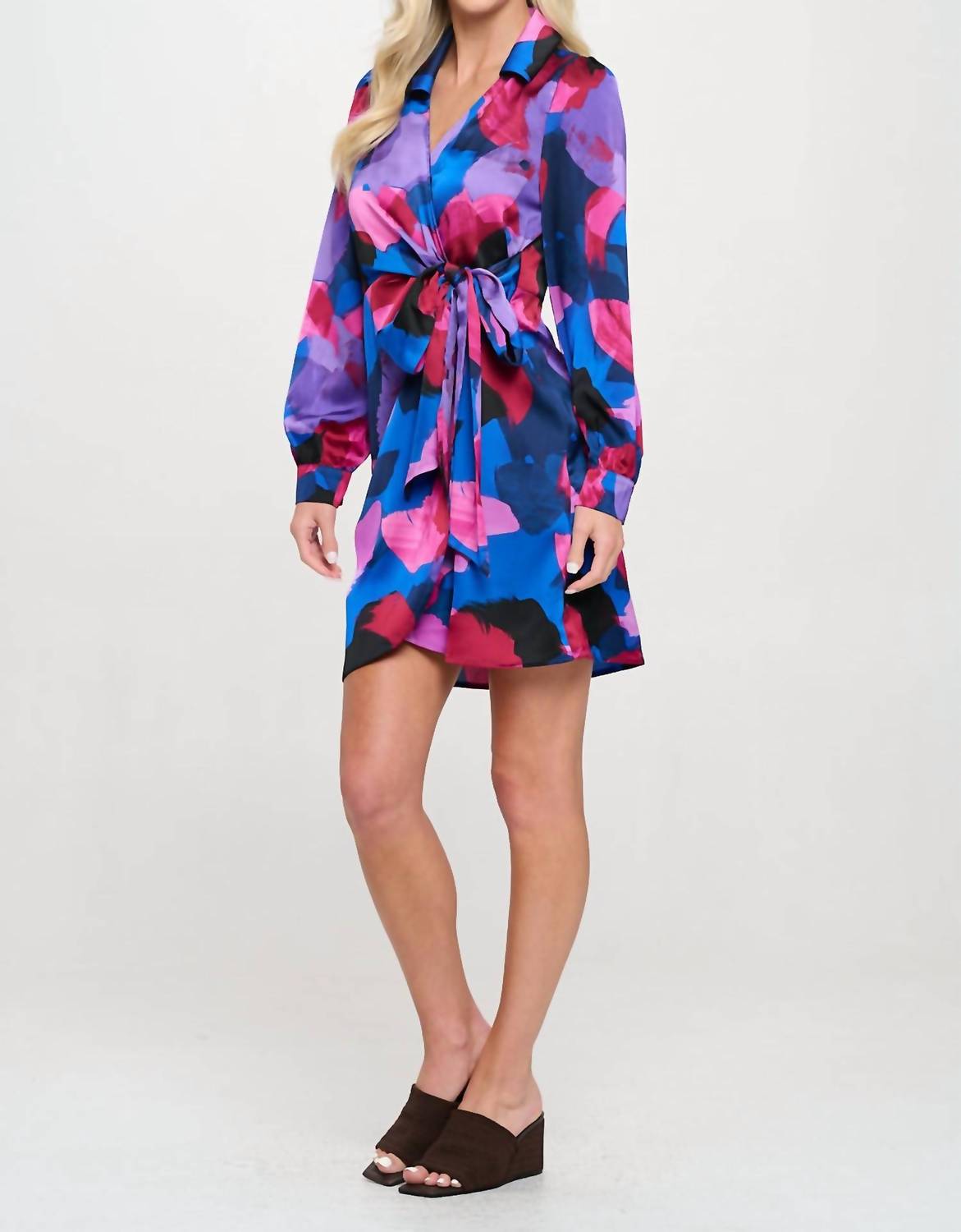 Meet Me In Santorini - Sophie Mini Dress