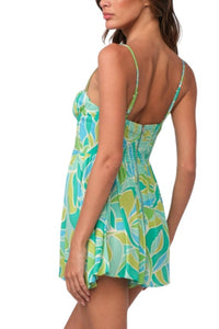 Sky To Moon - LEMON & LIME MINI DRESS