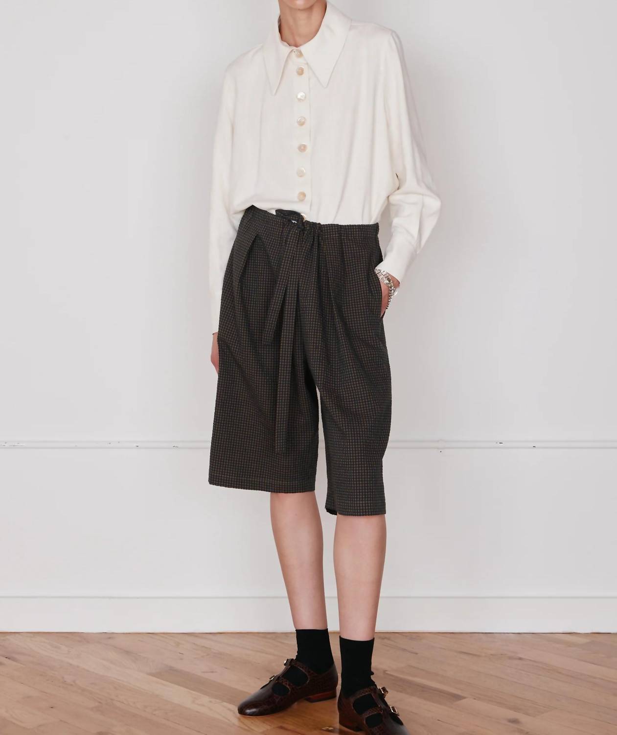 Caron Callahan - Scottie Culottes Shorts