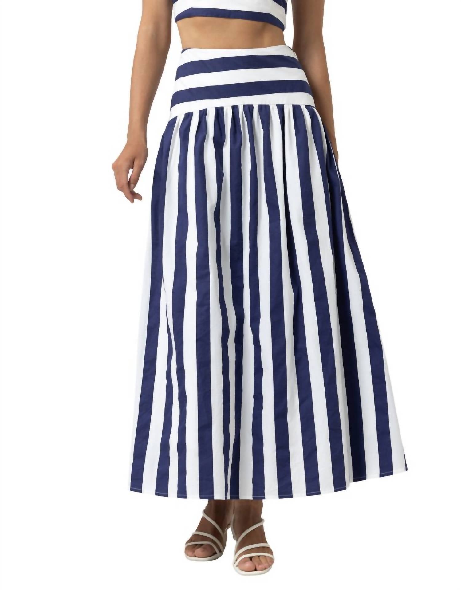Lusana - Oliver Poplin Maxi Skirt